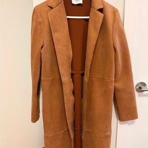 Zara Tan Trench Coat Tailored Elegance
